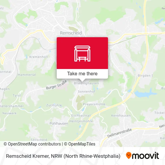 Remscheid Kremer map