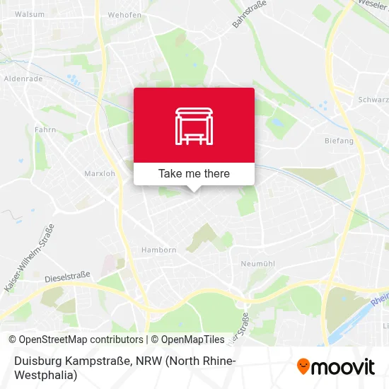 Duisburg Kampstraße map