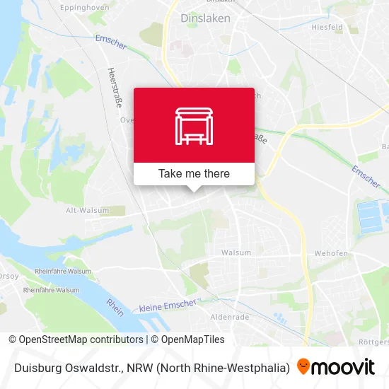 Duisburg Oswaldstr. map