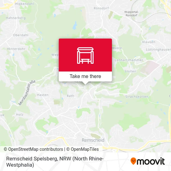 Remscheid Spelsberg map