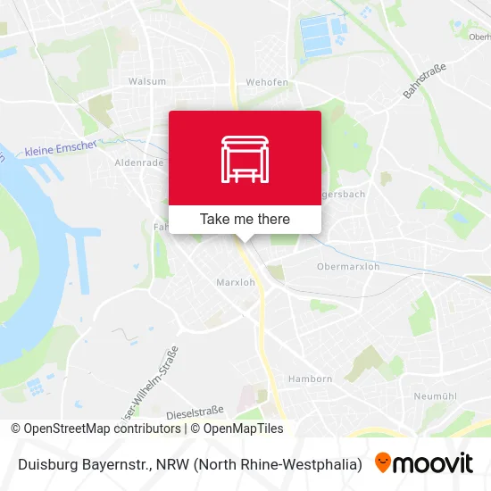Duisburg Bayernstr. map