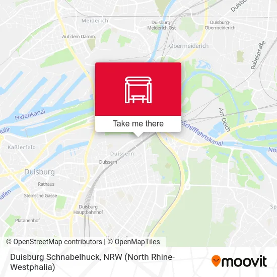Duisburg Schnabelhuck map