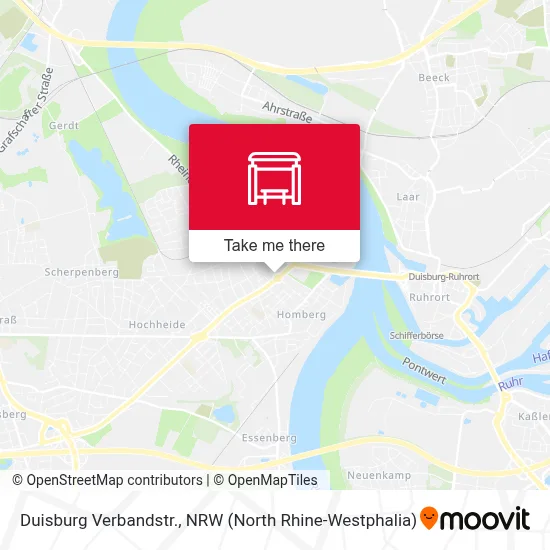 Duisburg Verbandstr. map