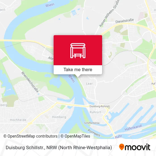 Duisburg Schillstr. map