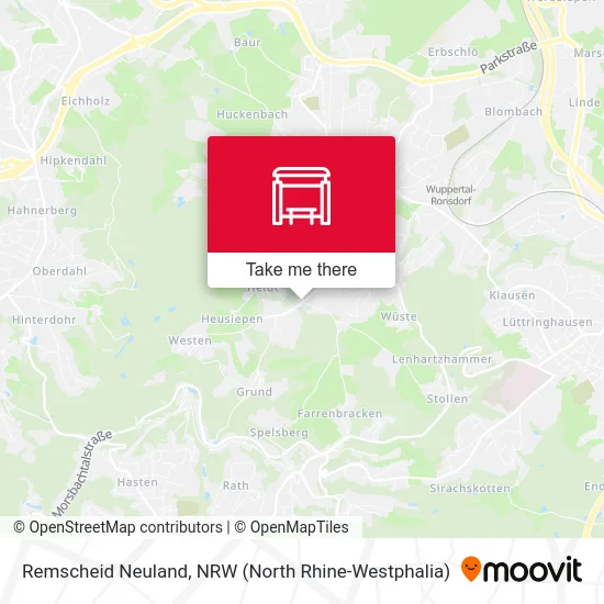 Remscheid Neuland map