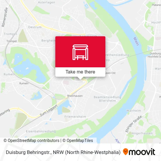 Duisburg Behringstr. map