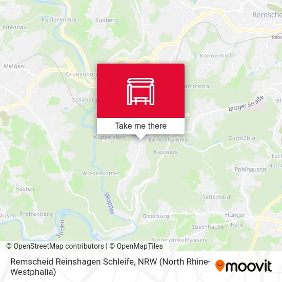 Remscheid Reinshagen Schleife map