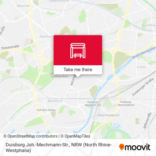 Duisburg Joh.-Mechmann-Str. map