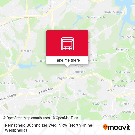 Remscheid Buchholzer Weg map