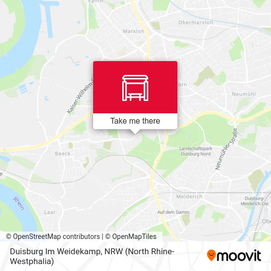 Duisburg Im Weidekamp map