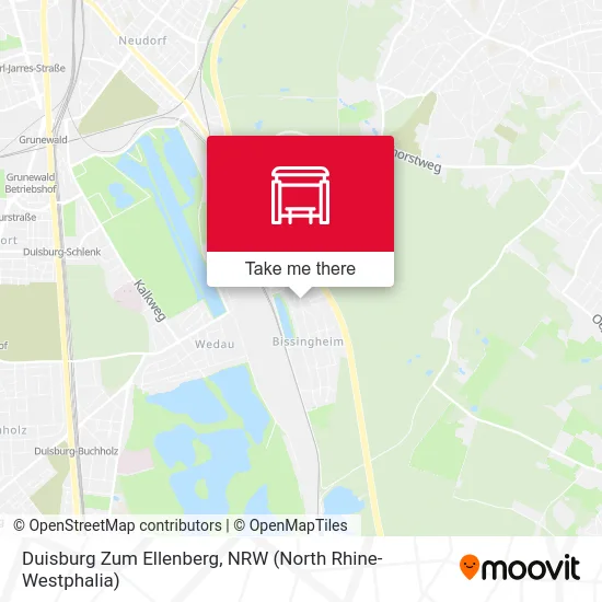 Duisburg Zum Ellenberg map