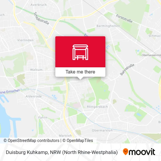 Duisburg Kuhkamp map