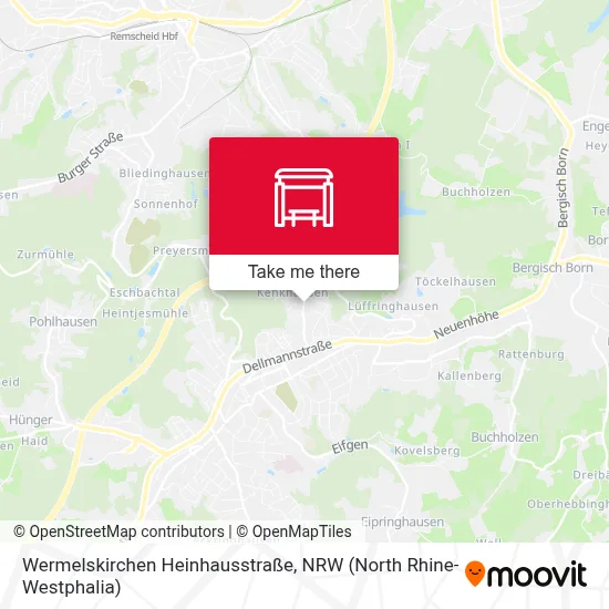 Wermelskirchen Heinhausstraße map