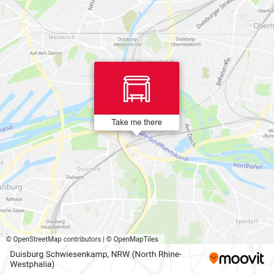 Duisburg Schwiesenkamp map