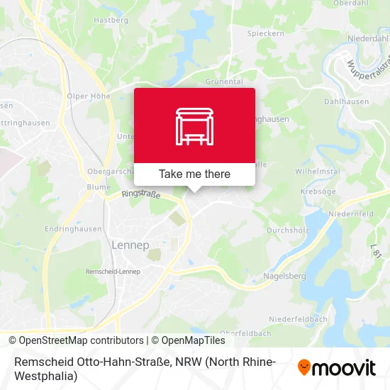 Remscheid Otto-Hahn-Straße map