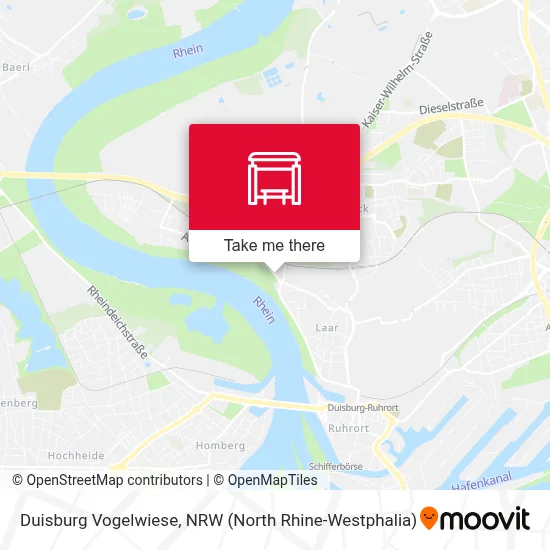 Duisburg Vogelwiese map