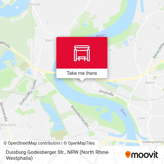 Duisburg Godesberger Str. map