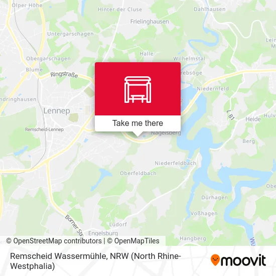 Remscheid Wassermühle map