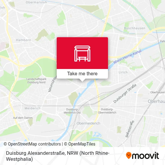 Duisburg Alexanderstraße map