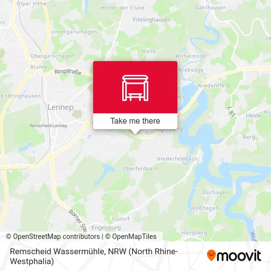 Remscheid Wassermühle map