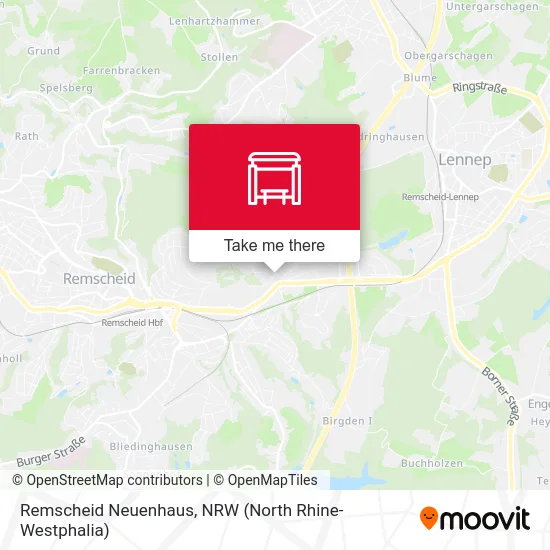 Remscheid Neuenhaus map