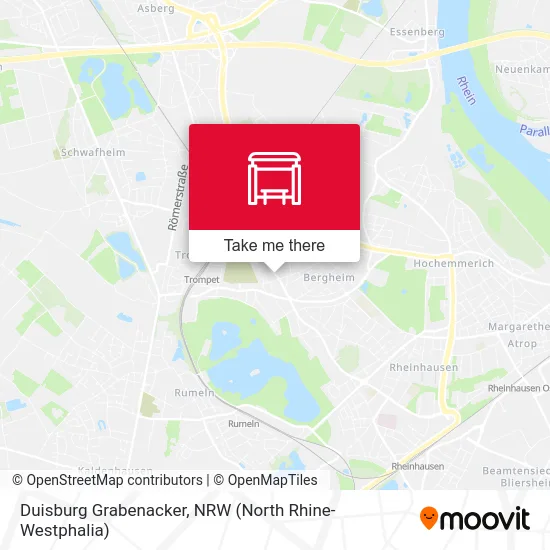Duisburg Grabenacker map