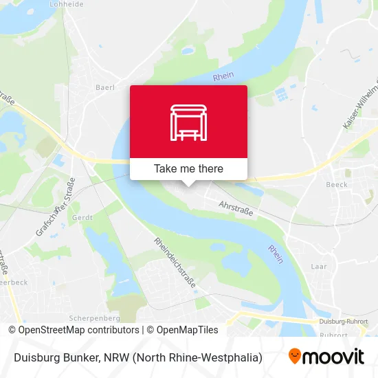 Duisburg Bunker map