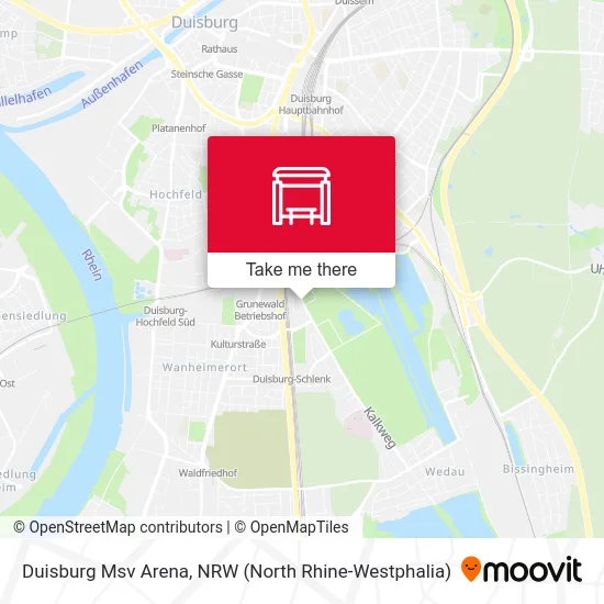 Duisburg Msv Arena map