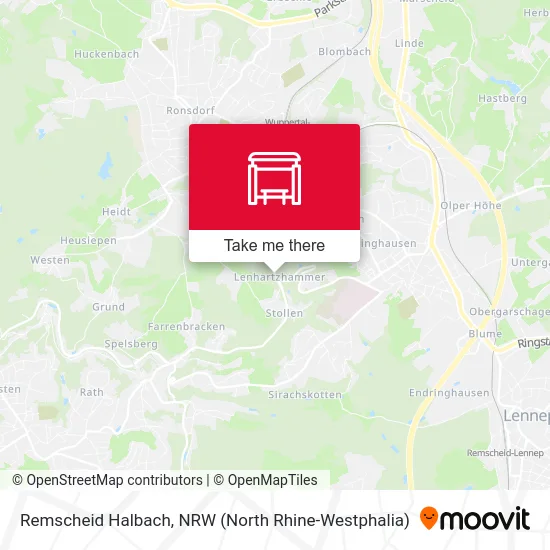 Remscheid Halbach map