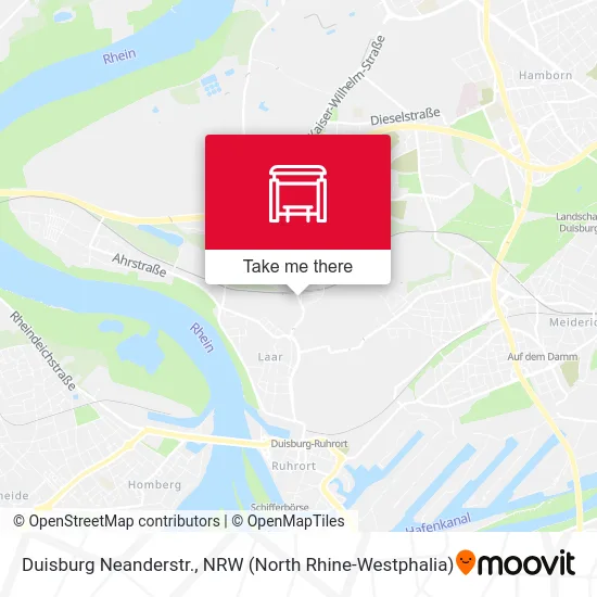 Duisburg Neanderstr. map