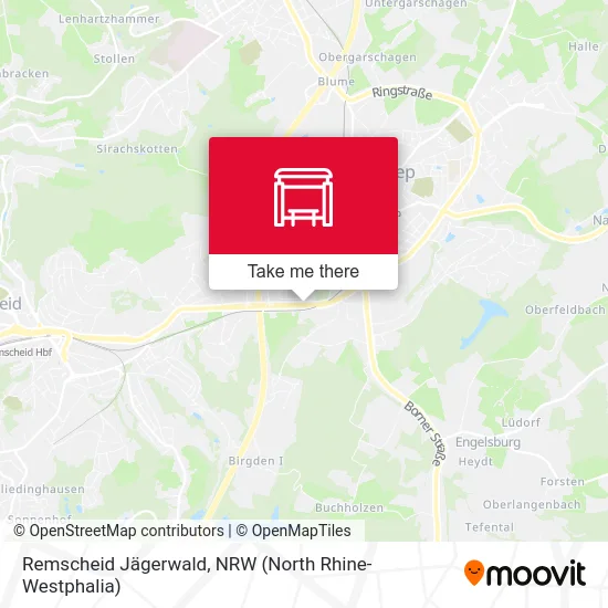Remscheid Jägerwald map