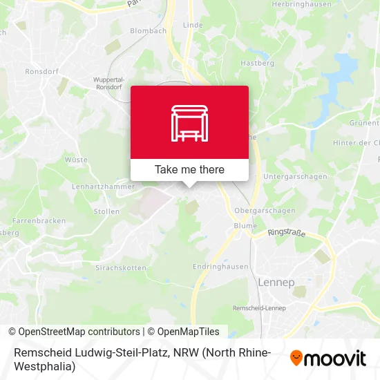 Remscheid Ludwig-Steil-Platz map