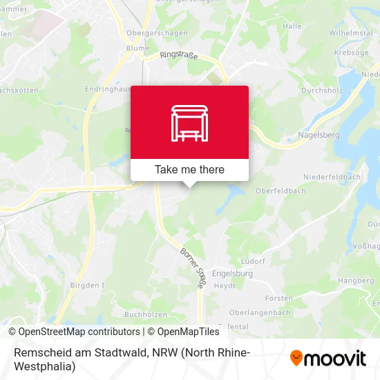 Remscheid am Stadtwald map