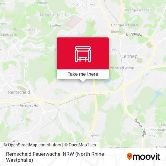 Remscheid Feuerwache map