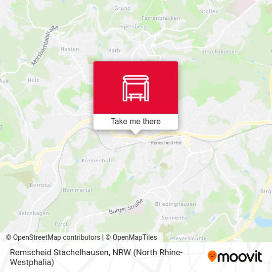 Remscheid Stachelhausen map