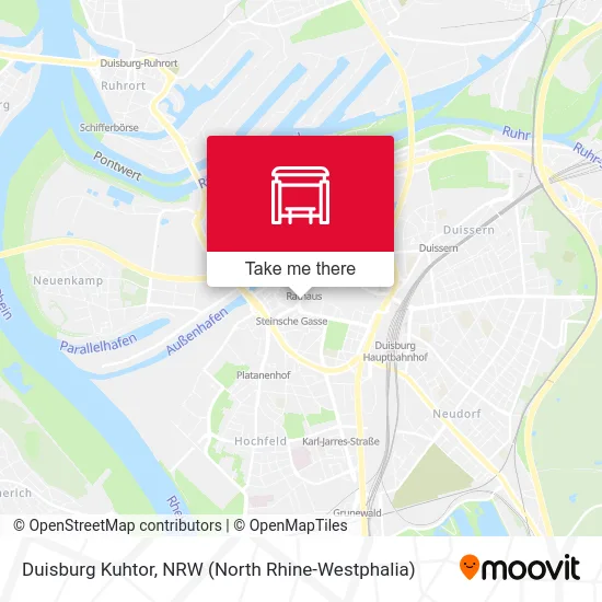Duisburg Kuhtor map