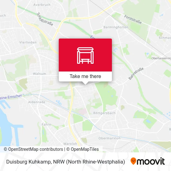 Duisburg Kuhkamp map