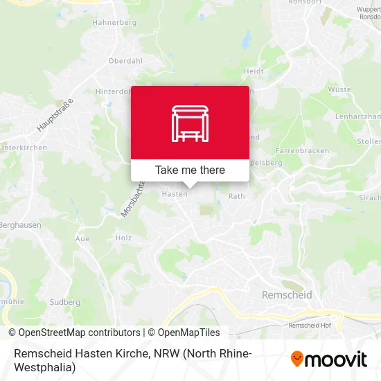 Remscheid Hasten Kirche map