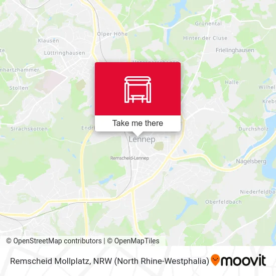 Remscheid Mollplatz map