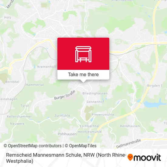 Remscheid Mannesmann Schule map