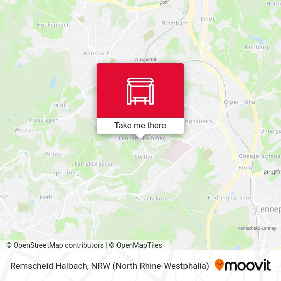 Remscheid Halbach map