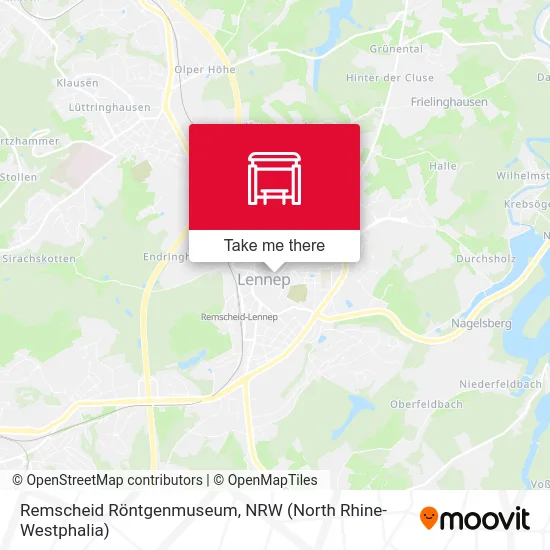 Remscheid Röntgenmuseum map