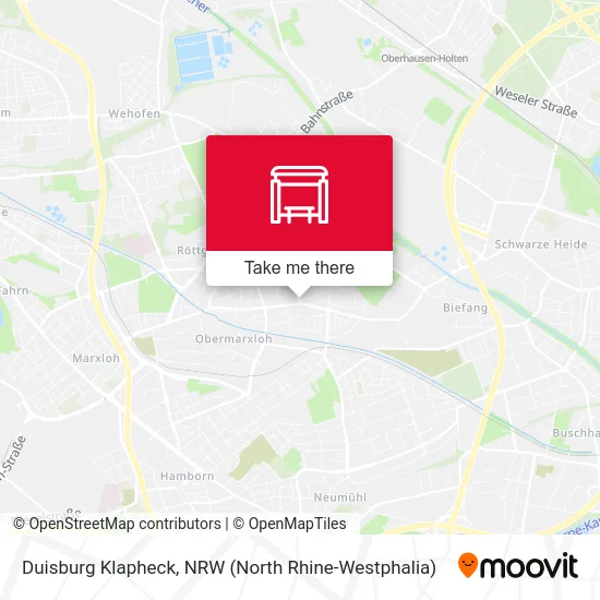 Duisburg Klapheck map