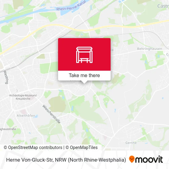 Herne Von-Gluck-Str map