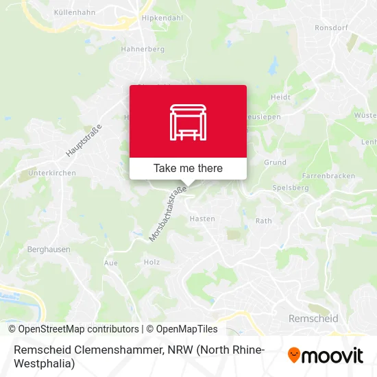 Remscheid Clemenshammer map