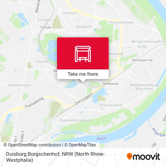 Duisburg Borgschenhof map