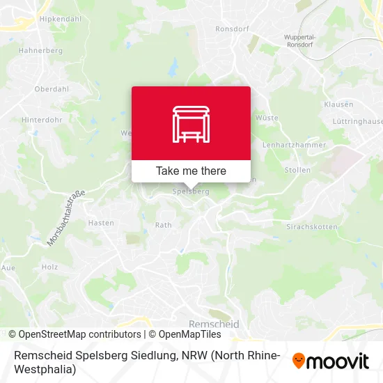 Remscheid Spelsberg Siedlung map