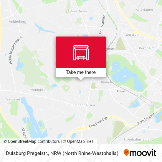 Duisburg Pregelstr. map