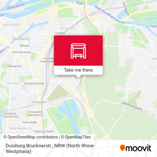 Duisburg Brucknerstr. map