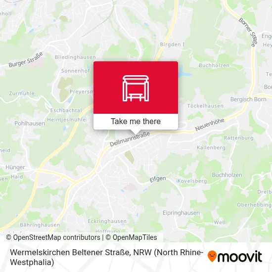 Wermelskirchen Beltener Straße map